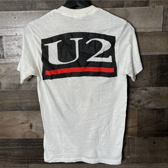 Vintage 1987 U2 The Joshua Tree Single Stitch T Shirt USA Medium - Picture 4 of 5